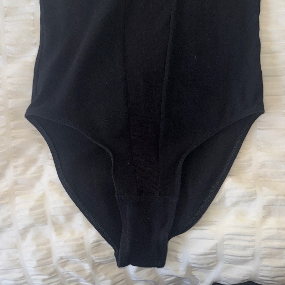 American apparel Deep mesh V body suit RARE VINTAGE - Picture 3 of 5